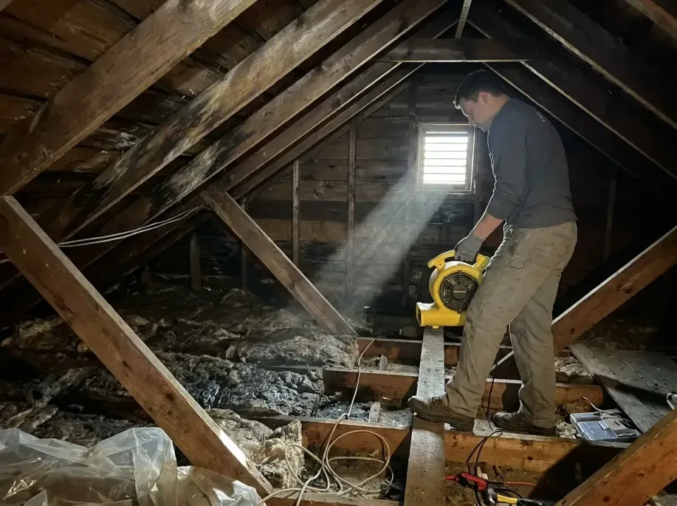 attic-water-damage-drying-proc-007 — frequently asked questions, Emergency Water Extraction & 24/7 Flood Response in Atmore,…